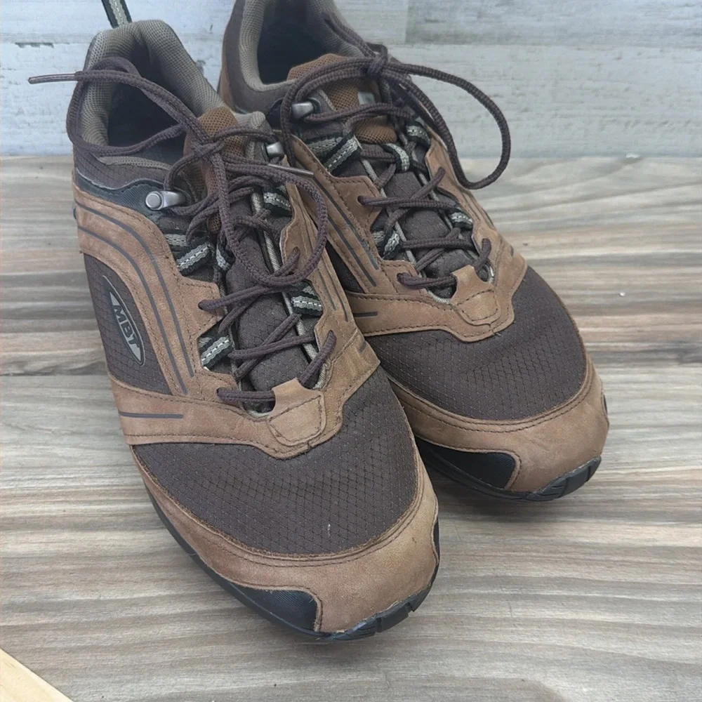 MBT Gore-Tex Shoes Mens Size 13 13.5 Brown Walking‎ Comfort Oxford Leather